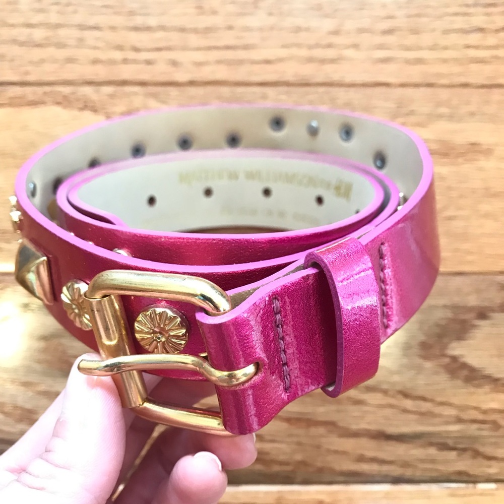 MATTHEW WILLIAMSON for H&M Belt Pink / Gold 35 36